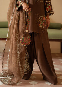 Sadaf Fawad Khan | Mehrma Wedding Formals | Hot Mocha by Sadaf Fawad Khan - Designer Dress - Type: Formal - Available at Libayah - 100% Original