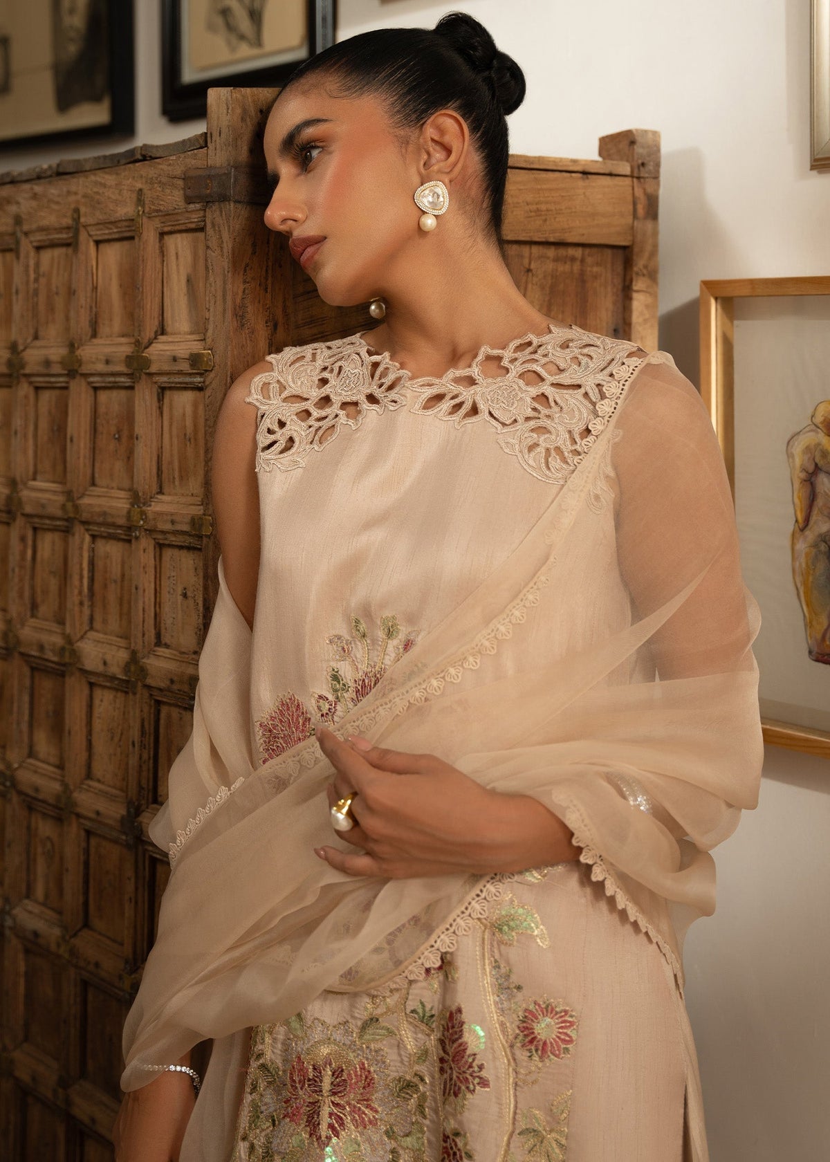 Sadaf Fawad Khan | Mehrma Wedding Formals | Sand storm by Sadaf Fawad Khan - Designer Dress - Type: Formal - Available at Libayah - 100% Original