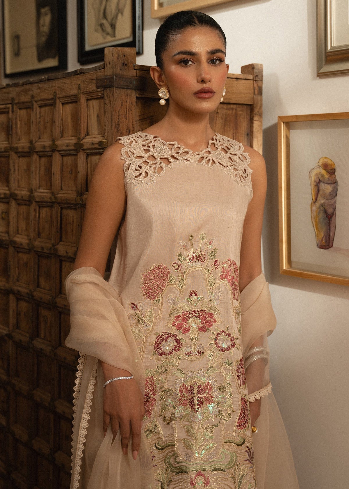 Sadaf Fawad Khan | Mehrma Wedding Formals | Sand storm by Sadaf Fawad Khan - Designer Dress - Type: Formal - Available at Libayah - 100% Original