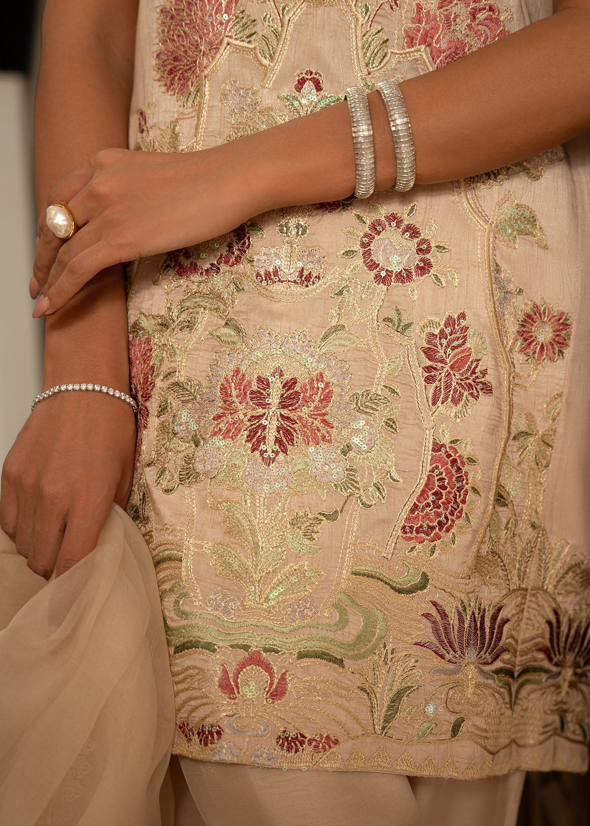 Sadaf Fawad Khan | Mehrma Wedding Formals | Sand storm by Sadaf Fawad Khan - Designer Dress - Type: Formal - Available at Libayah - 100% Original