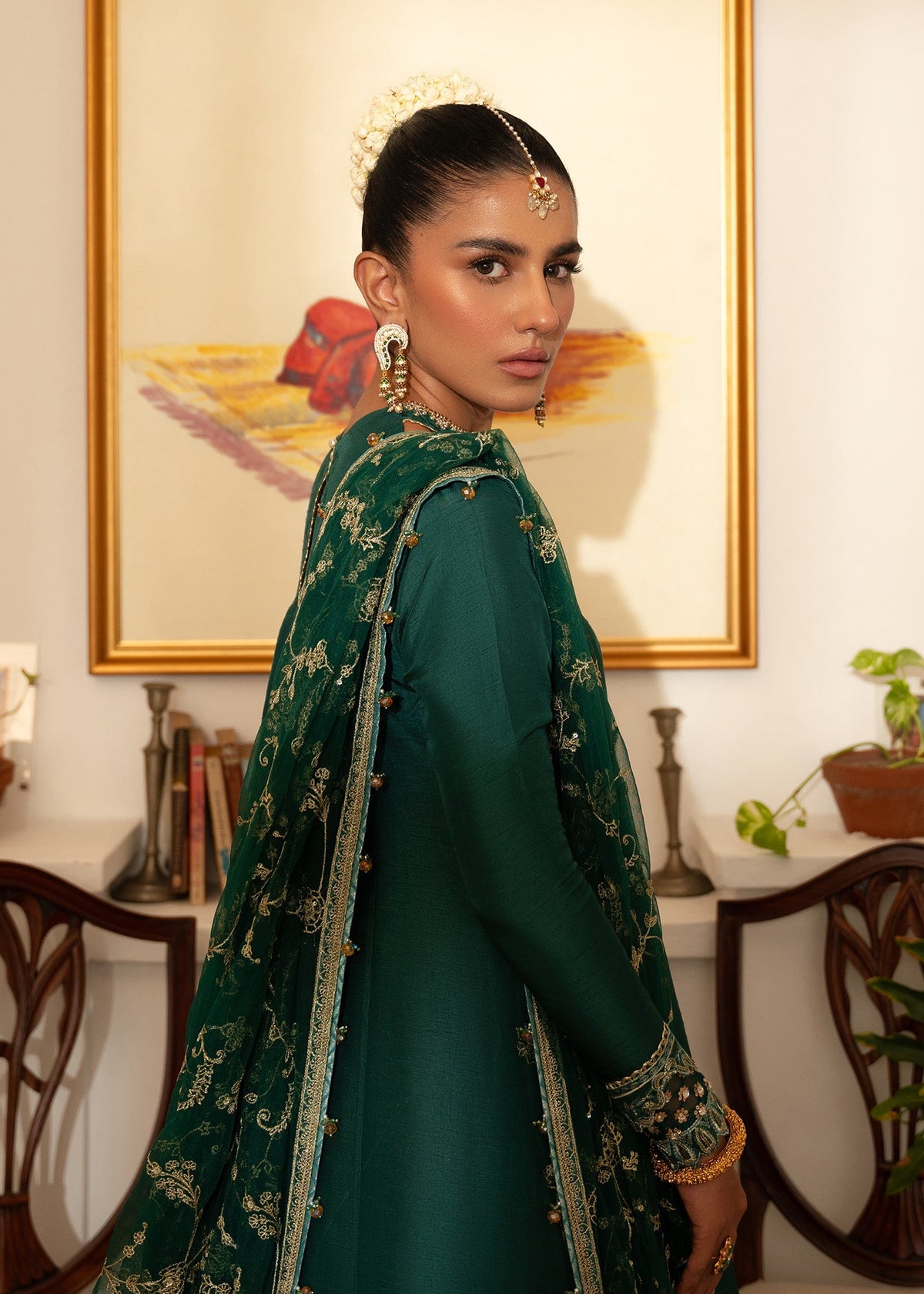Sadaf Fawad Khan | Mehrma Wedding Formals | Deep Azure by Sadaf Fawad Khan - Designer Dress - Type: Formal - Available at Libayah - 100% Original