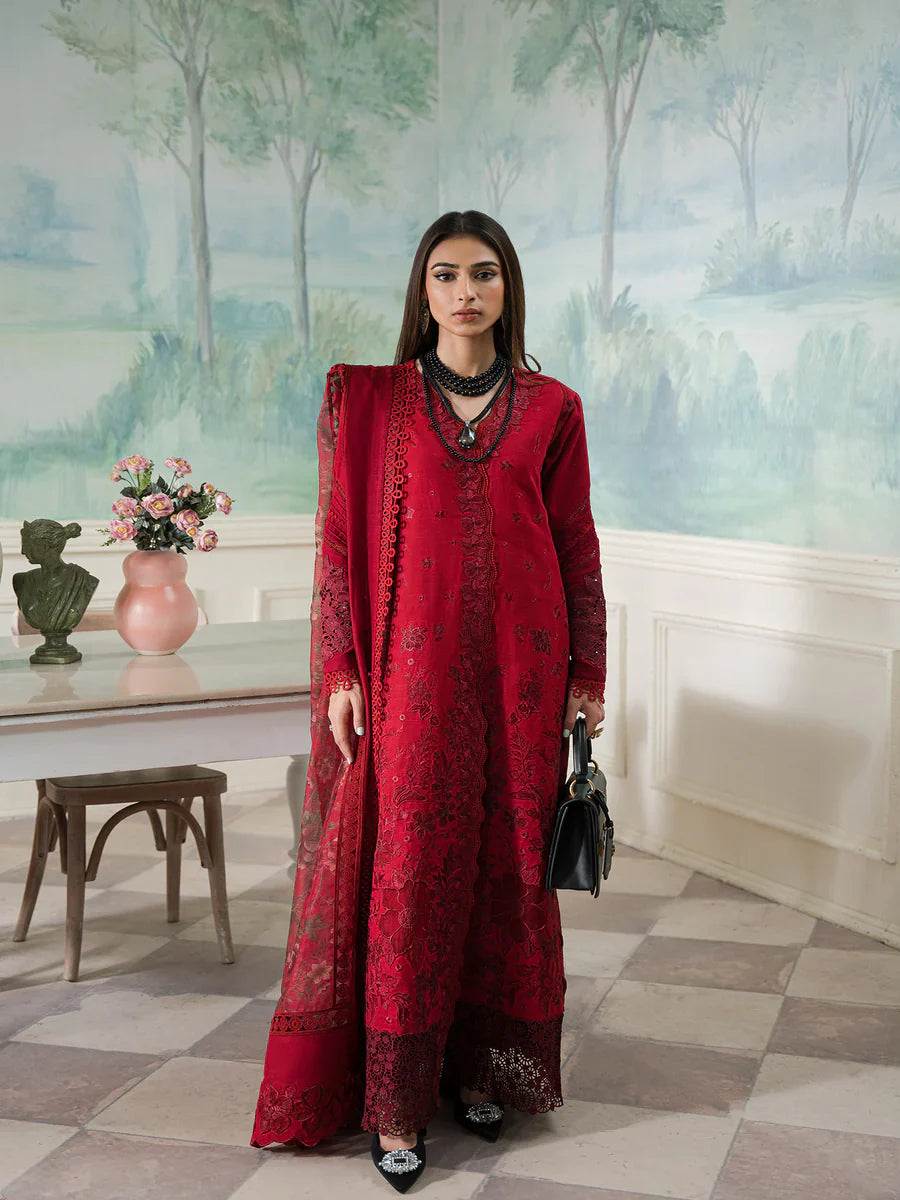 Maryum Hussain | Laani Luxury Pret | Ruby by Maryam Hussain - Designer Dress - Type: Ladies Clothes - Available at Libayah - 100% Original