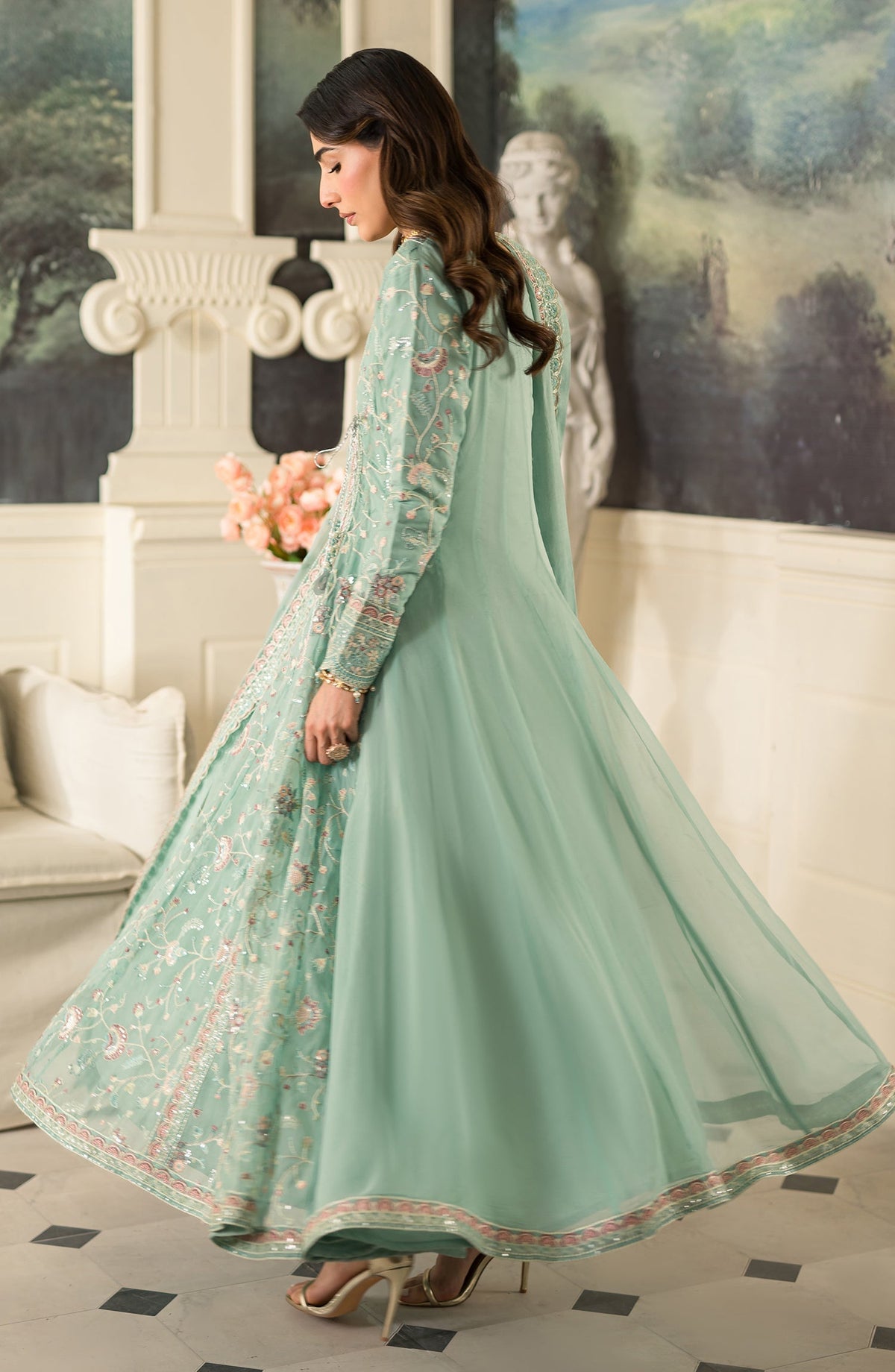 Emaan Adeel | Suave Luxury Formals 24 | AZLIN by Emaan Adeel - Designer Dress - Type: Ladies Clothes - Available at Libayah - 100% Original