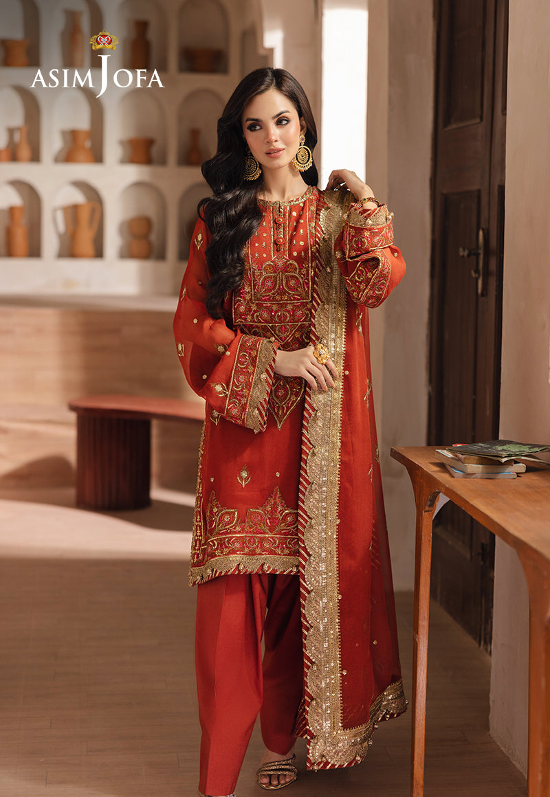 Asim Jofa | Heeriye Formals | AJHE-10 by Asim Jofa - Designer Dress - Type: Ladies Clothes - Available at Libayah - 100% Original