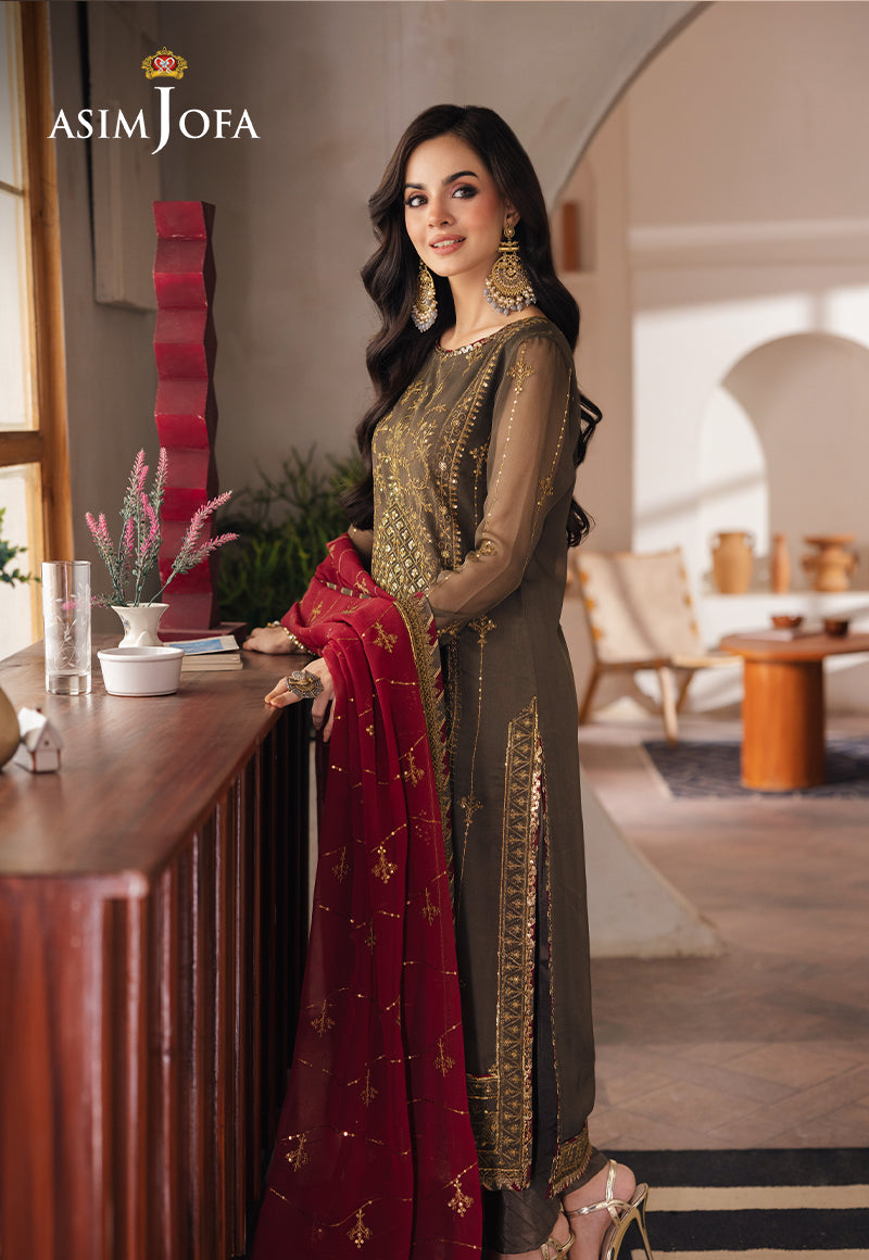 Asim Jofa | Heeriye Formals | AJHE-06 by Asim Jofa - Designer Dress - Type: Ladies Clothes - Available at Libayah - 100% Original