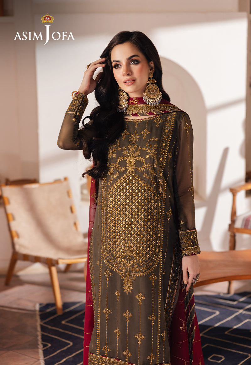 Asim Jofa | Heeriye Formals | AJHE-06 by Asim Jofa - Designer Dress - Type: Ladies Clothes - Available at Libayah - 100% Original