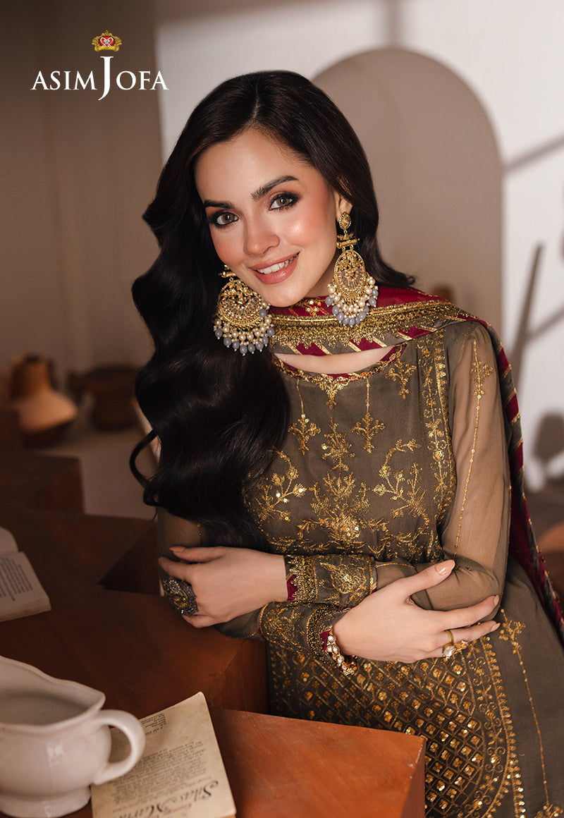 Asim Jofa | Heeriye Formals | AJHE-06 by Asim Jofa - Designer Dress - Type: Ladies Clothes - Available at Libayah - 100% Original