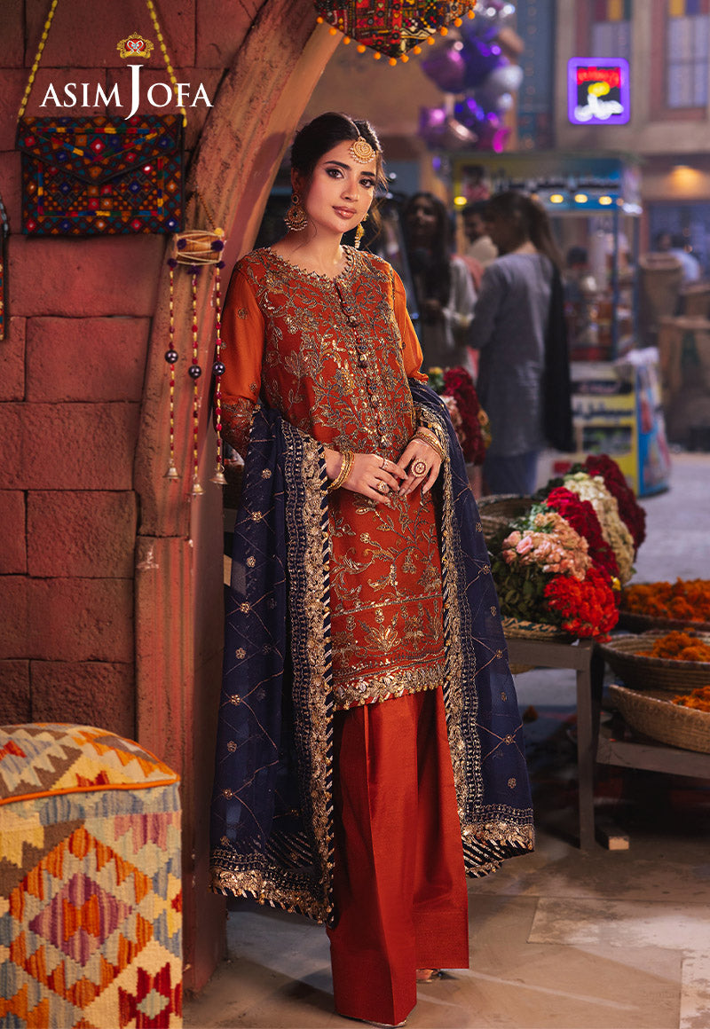 Asim Jofa | Chamkeli Formals 24 | AJKK-10 by Asim Jofa - Designer Dress - Type: Ladies Clothes - Available at Libayah - 100% Original
