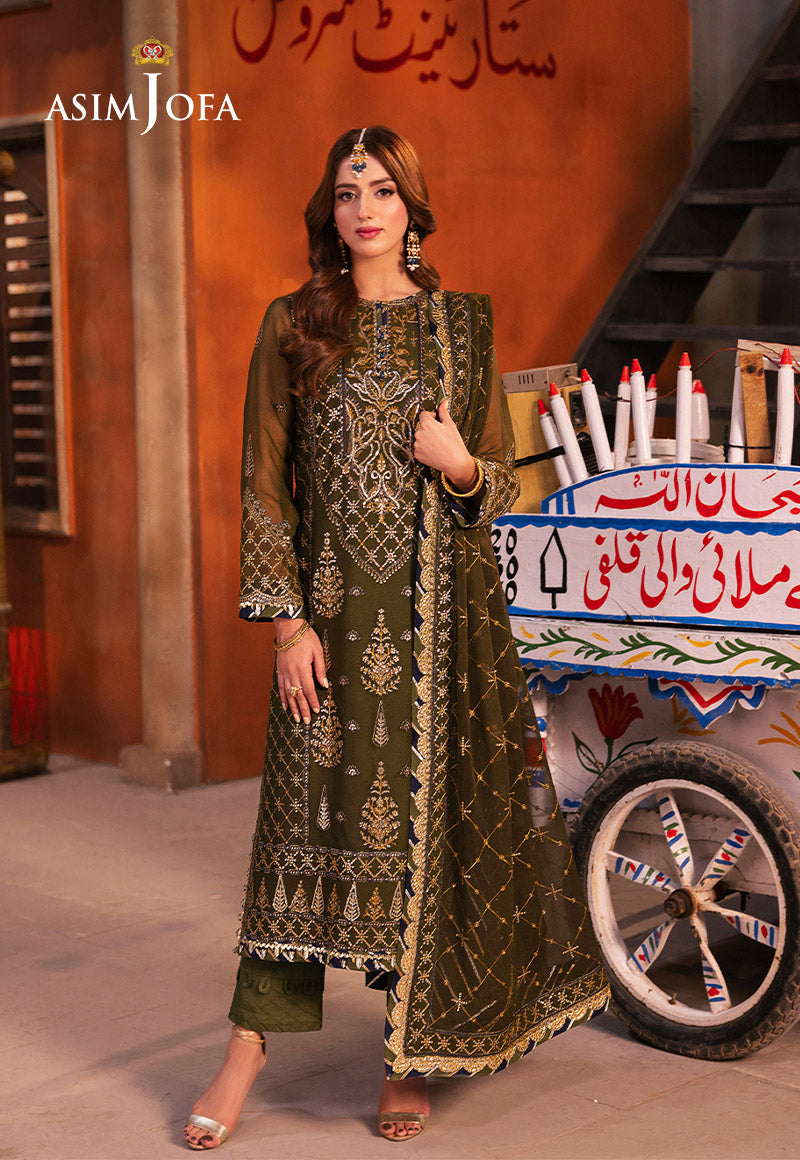 Asim Jofa | Chamkeli Formals 24 | AJKK-16 by Asim Jofa - Designer Dress - Type: Ladies Clothes - Available at Libayah - 100% Original