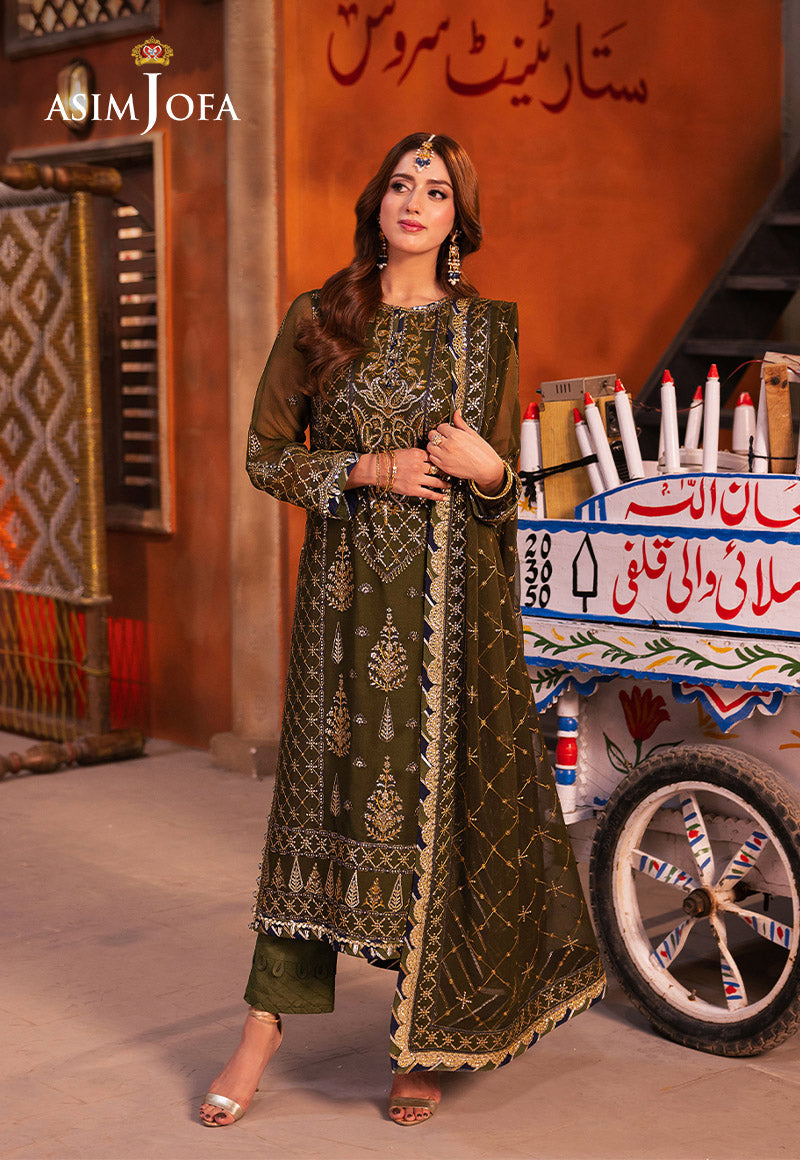 Asim Jofa | Chamkeli Formals 24 | AJKK-16 by Asim Jofa - Designer Dress - Type: Ladies Clothes - Available at Libayah - 100% Original