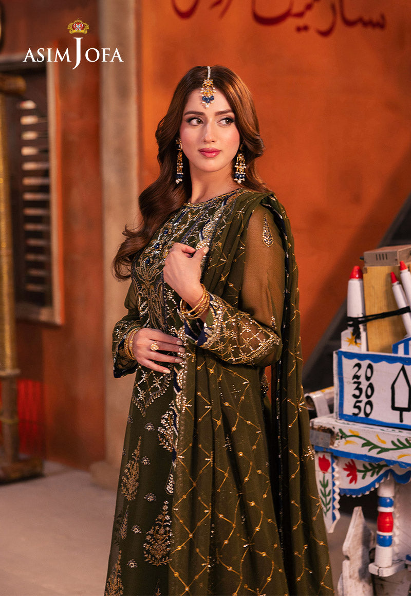 Asim Jofa | Chamkeli Formals 24 | AJKK-16 by Asim Jofa - Designer Dress - Type: Ladies Clothes - Available at Libayah - 100% Original