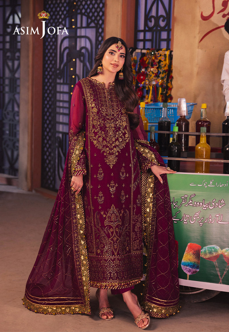 Asim Jofa | Chamkeli Formals 24 | AJKK-18 by Asim Jofa - Designer Dress - Type: Ladies Clothes - Available at Libayah - 100% Original