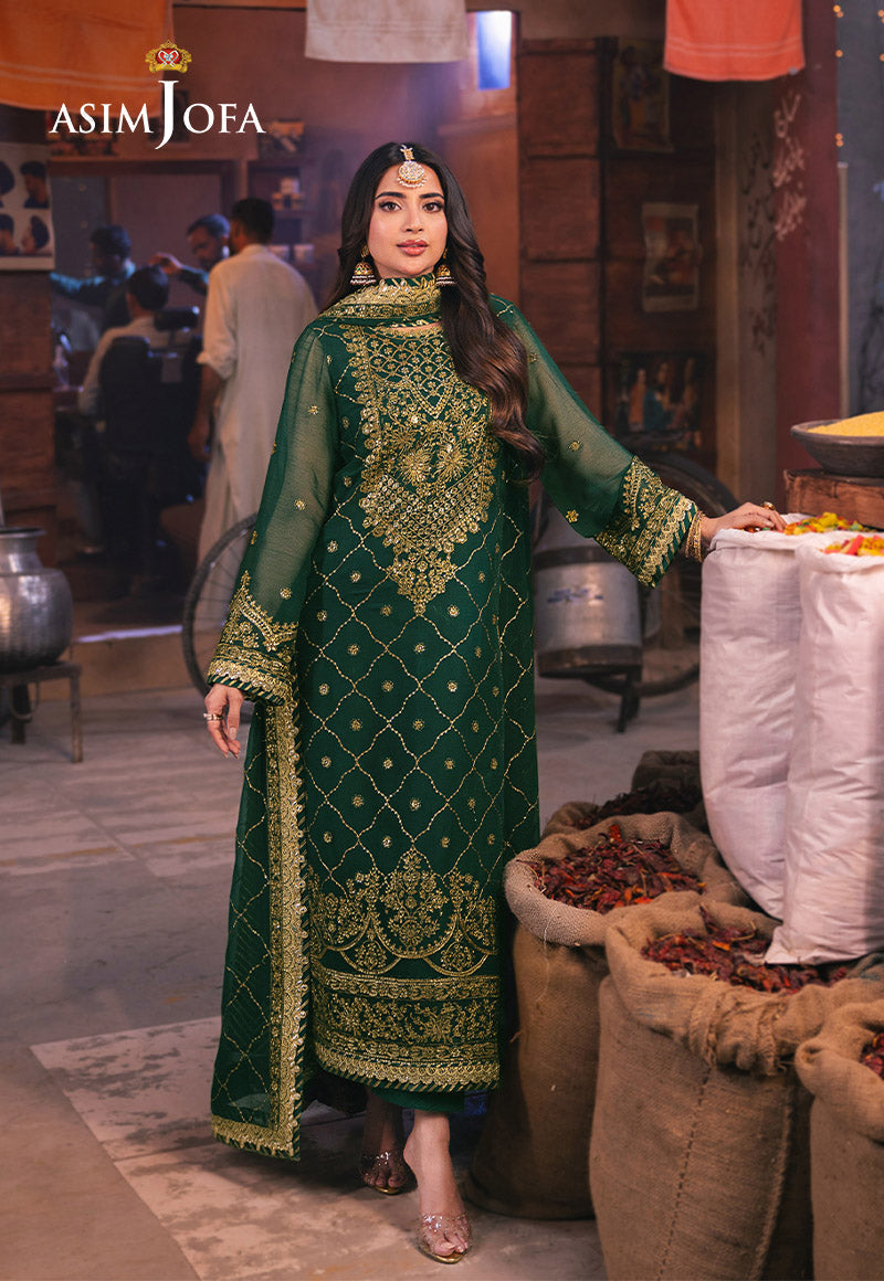 Asim Jofa | Chamkeli Formals 24 | AJKK-22 by Asim Jofa - Designer Dress - Type: Ladies Clothes - Available at Libayah - 100% Original