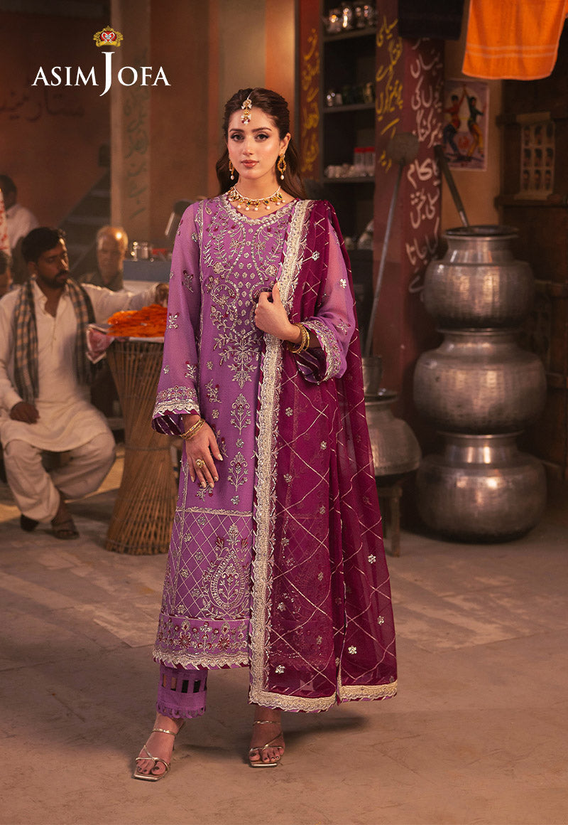 Asim Jofa | Chamkeli Formals 24 | AJKK-28 by Asim Jofa - Designer Dress - Type: Ladies Clothes - Available at Libayah - 100% Original