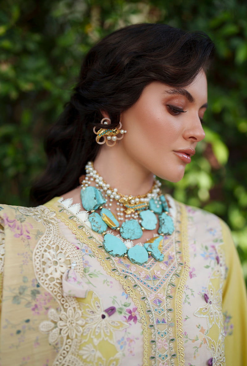 AJR Couture | Evara Luxury Lawn | Kaia - Designer Dress - Type : Ladies Clothes - Available at Libayah - 100% Original