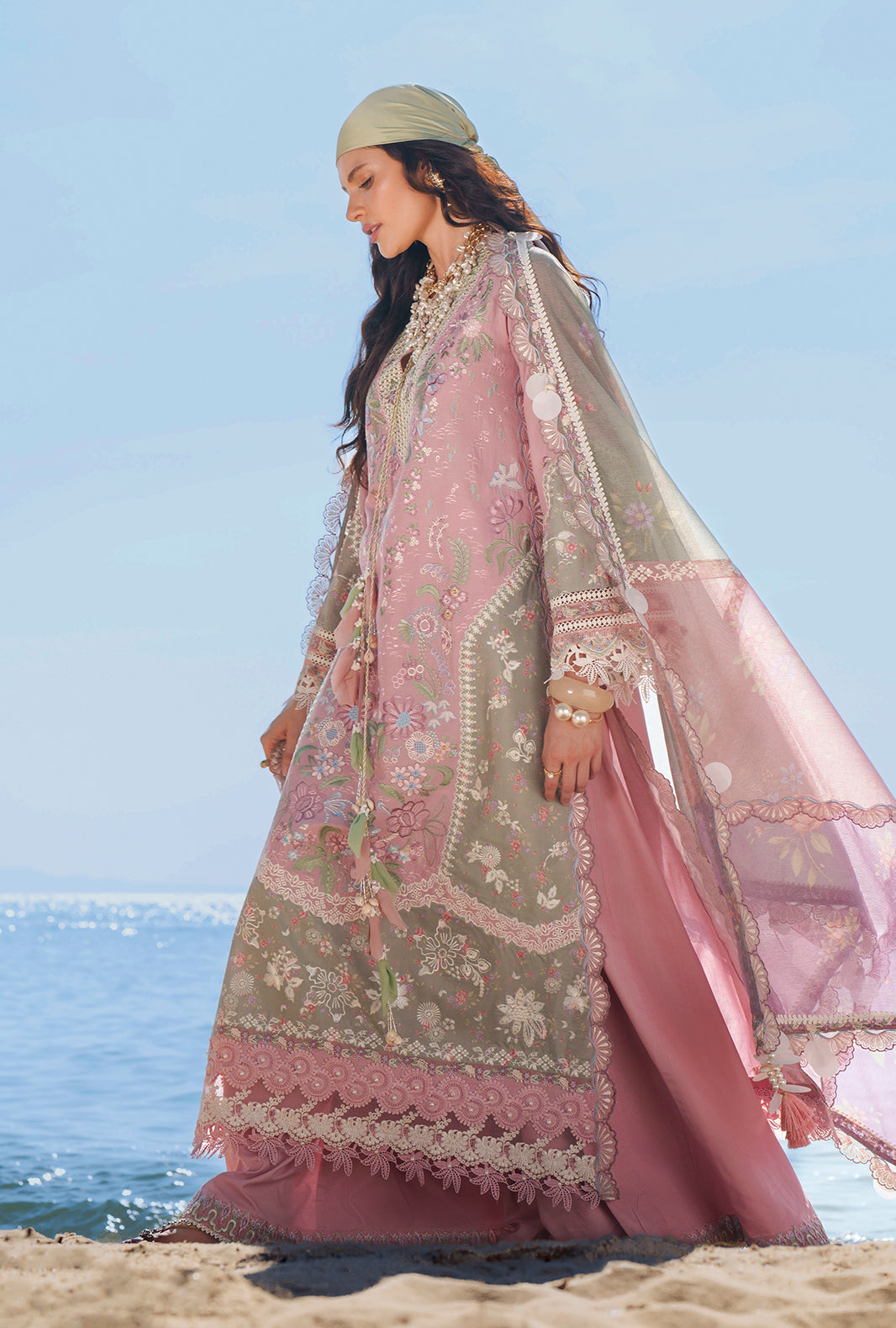 AJR Couture | Evara Luxury Lawn | Niva - Designer Dress - Type : Ladies Clothes - Available at Libayah - 100% Original