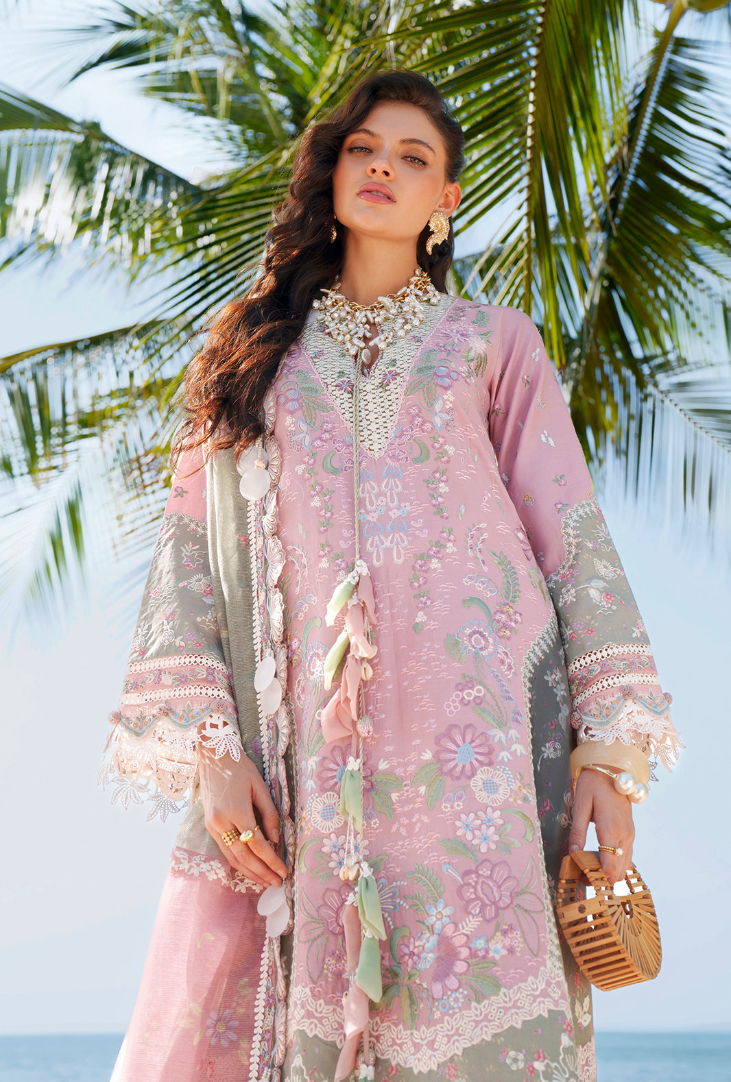 AJR Couture | Evara Luxury Lawn | Niva - Designer Dress - Type : Ladies Clothes - Available at Libayah - 100% Original