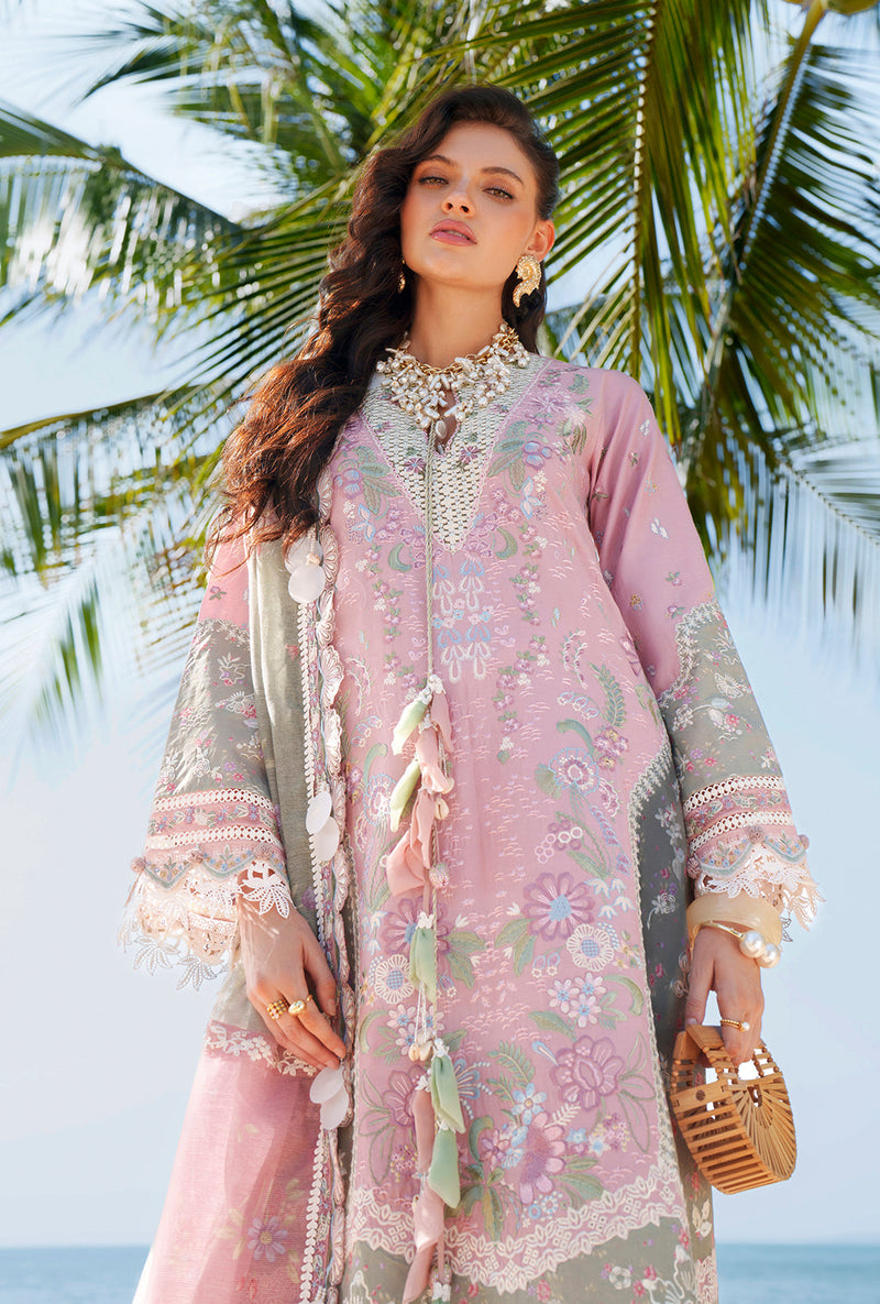 AJR Couture | Evara Luxury Lawn | Niva - Designer Dress - Type : Ladies Clothes - Available at Libayah - 100% Original