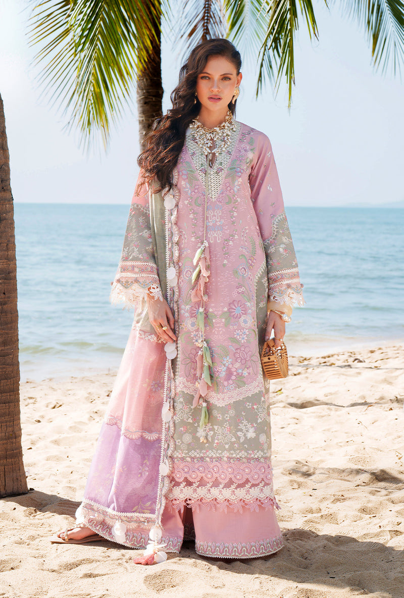 AJR Couture | Evara Luxury Lawn | Niva - Designer Dress - Type : Ladies Clothes - Available at Libayah - 100% Original