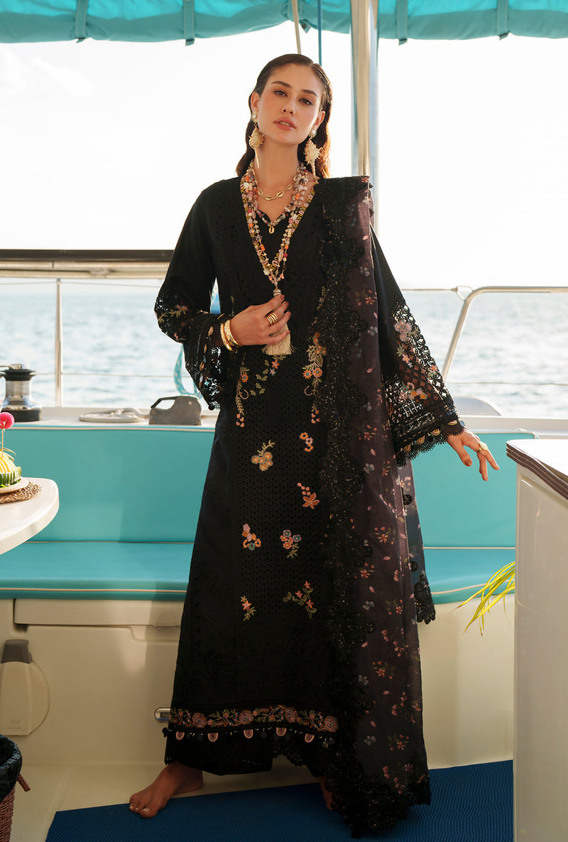 AJR Couture | Evara Luxury Lawn | Riela - Designer Dress - Type : Ladies Clothes - Available at Libayah - 100% Original
