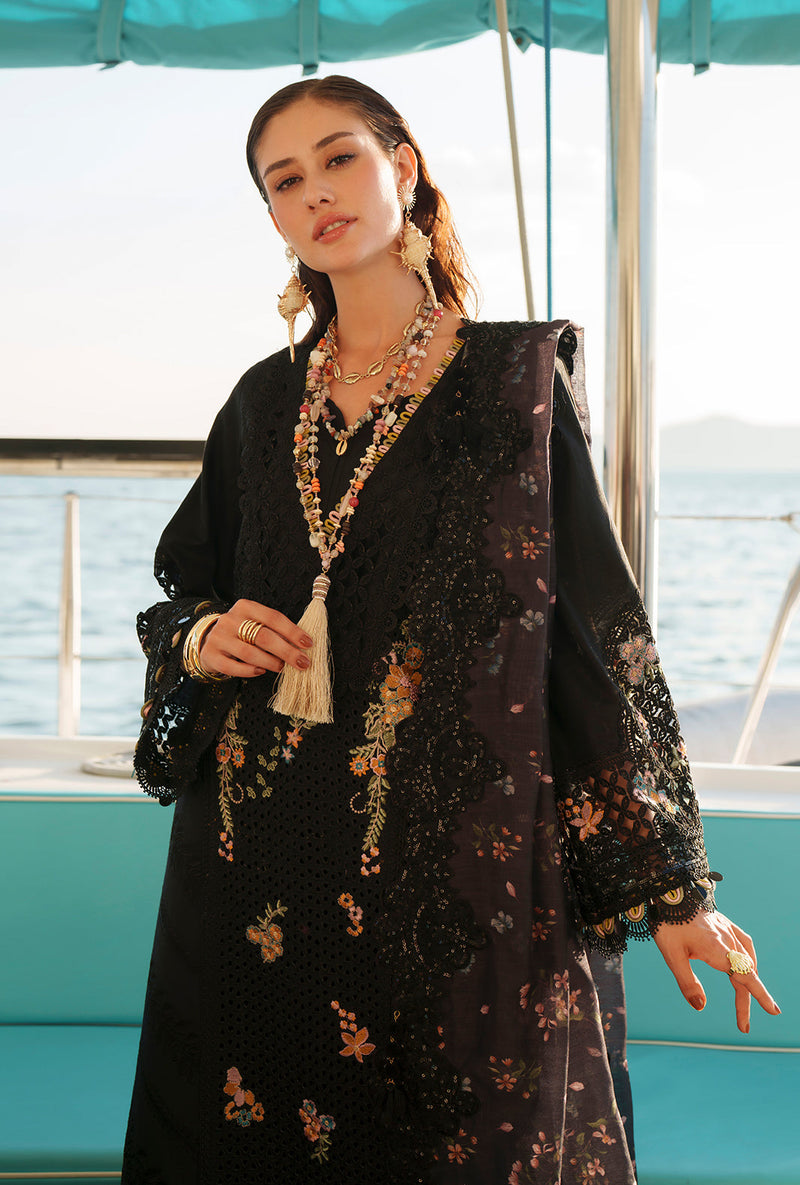 AJR Couture | Evara Luxury Lawn | Riela - Designer Dress - Type : Ladies Clothes - Available at Libayah - 100% Original