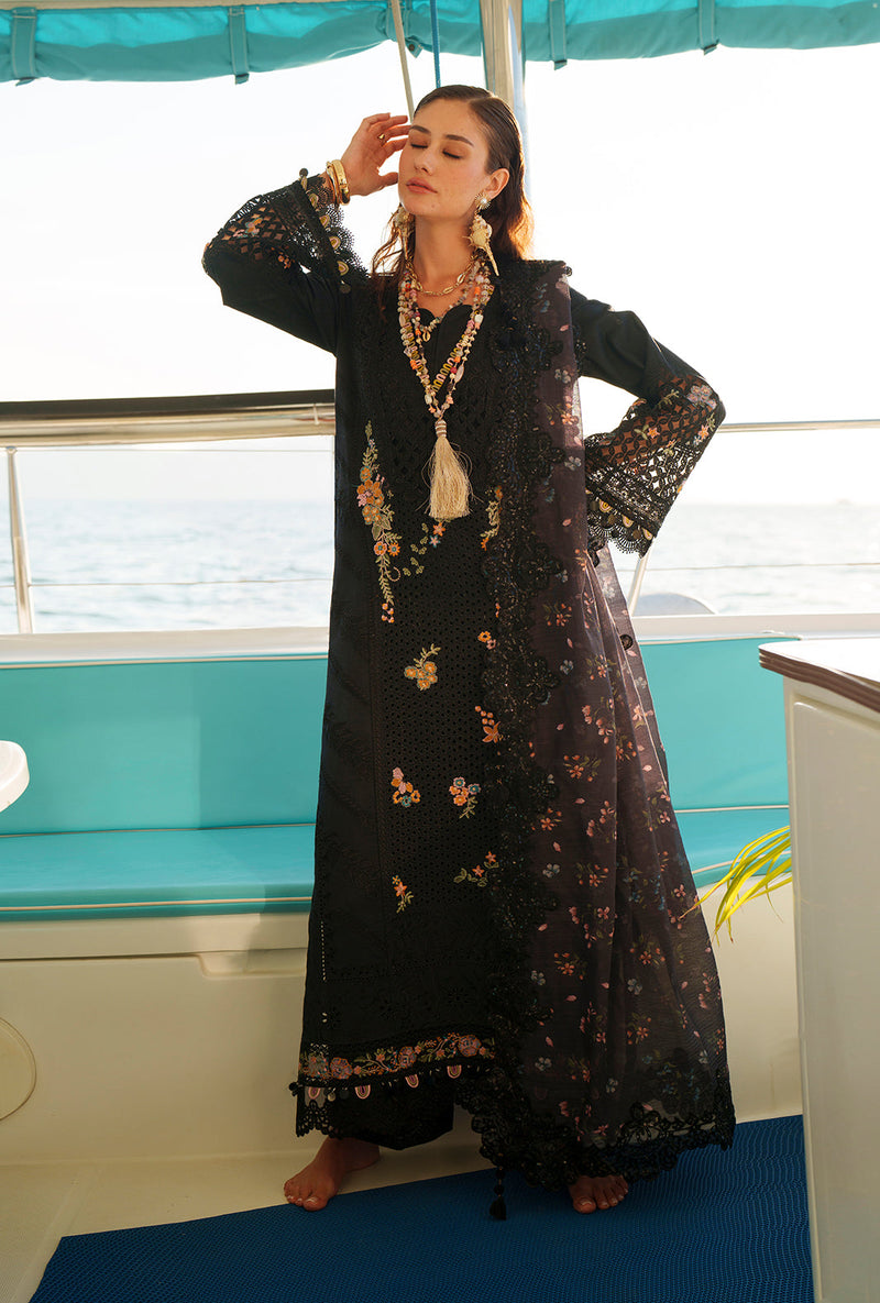 AJR Couture | Evara Luxury Lawn | Riela - Designer Dress - Type : Ladies Clothes - Available at Libayah - 100% Original