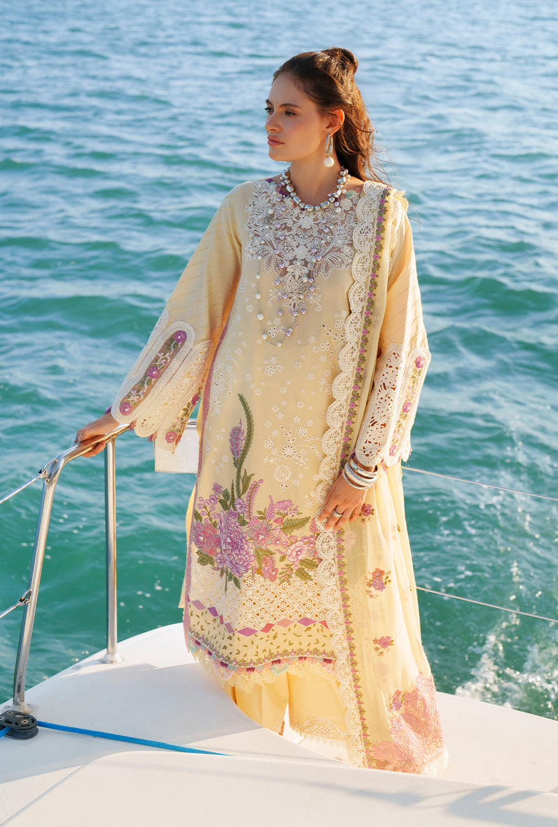 AJR Couture | Evara Luxury Lawn | Faria - Designer Dress - Type : Ladies Clothes - Available at Libayah - 100% Original
