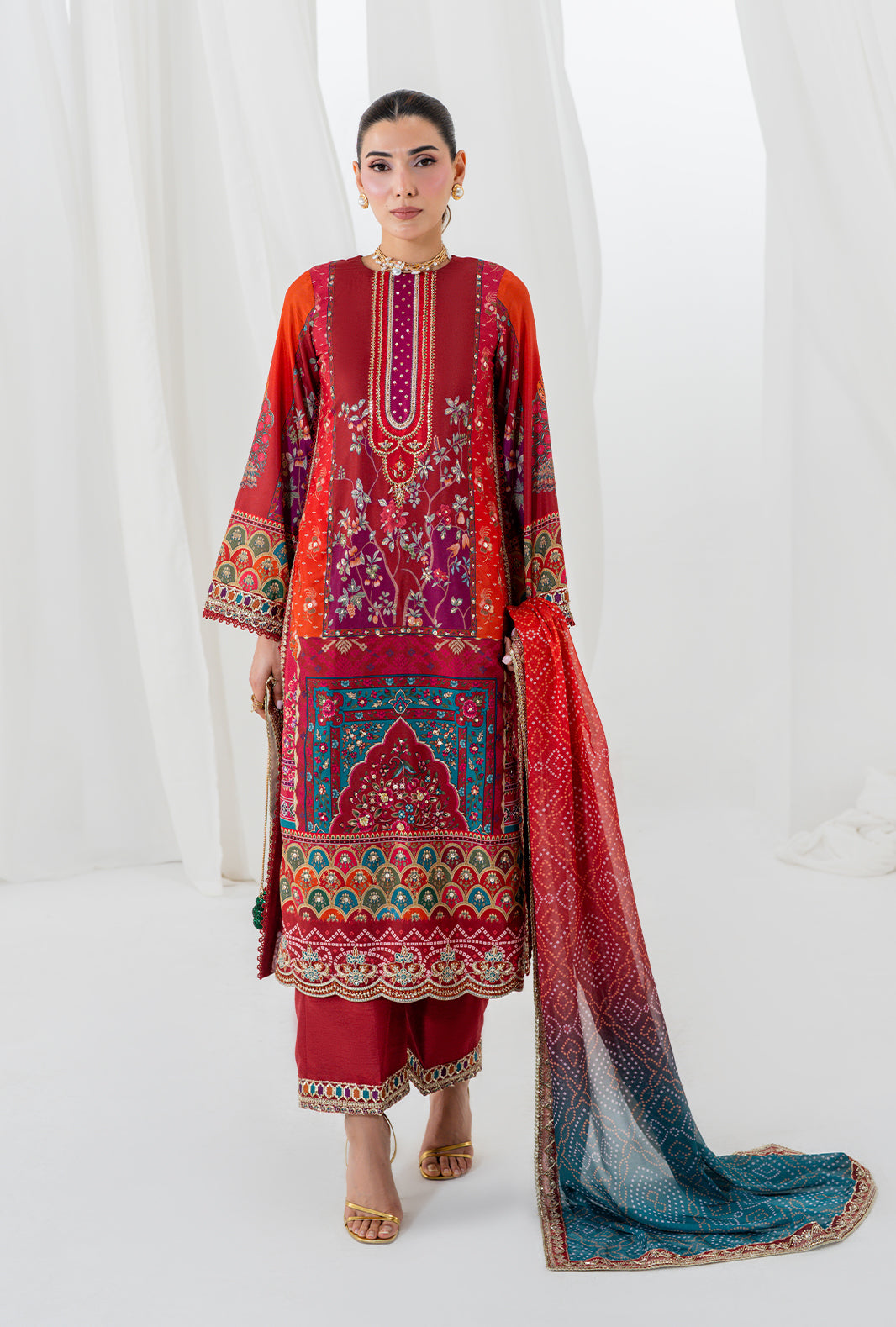 AJR Couture | Luxe Silk 26 | Reve by AJR Couture - Designer Dress  - Type : Ladies Clothes - Available at Libayah - 100% Original 