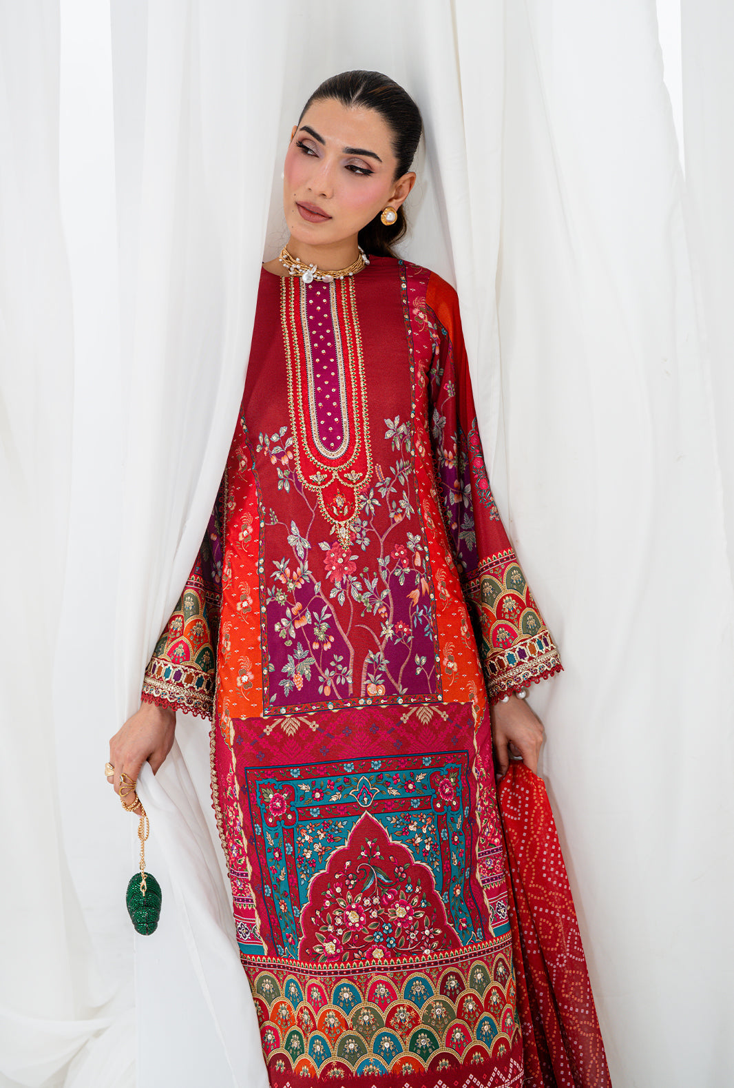 AJR Couture | Luxe Silk 26 | Reve by AJR Couture - Designer Dress  - Type : Ladies Clothes - Available at Libayah - 100% Original 