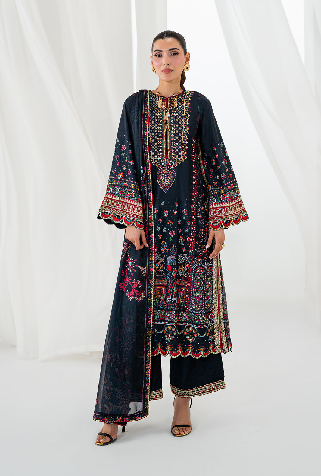 AJR Couture | Luxe Silk 26 | Wren by AJR Couture - Designer Dress  - Type : Ladies Clothes - Available at Libayah - 100% Original 