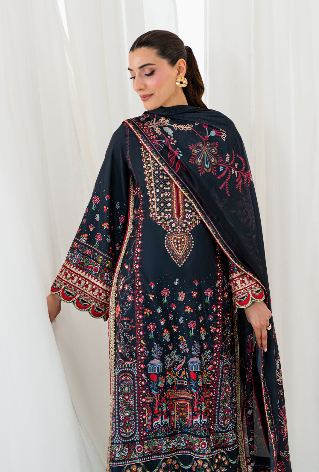 AJR Couture | Luxe Silk 26 | Wren by AJR Couture - Designer Dress  - Type : Ladies Clothes - Available at Libayah - 100% Original 