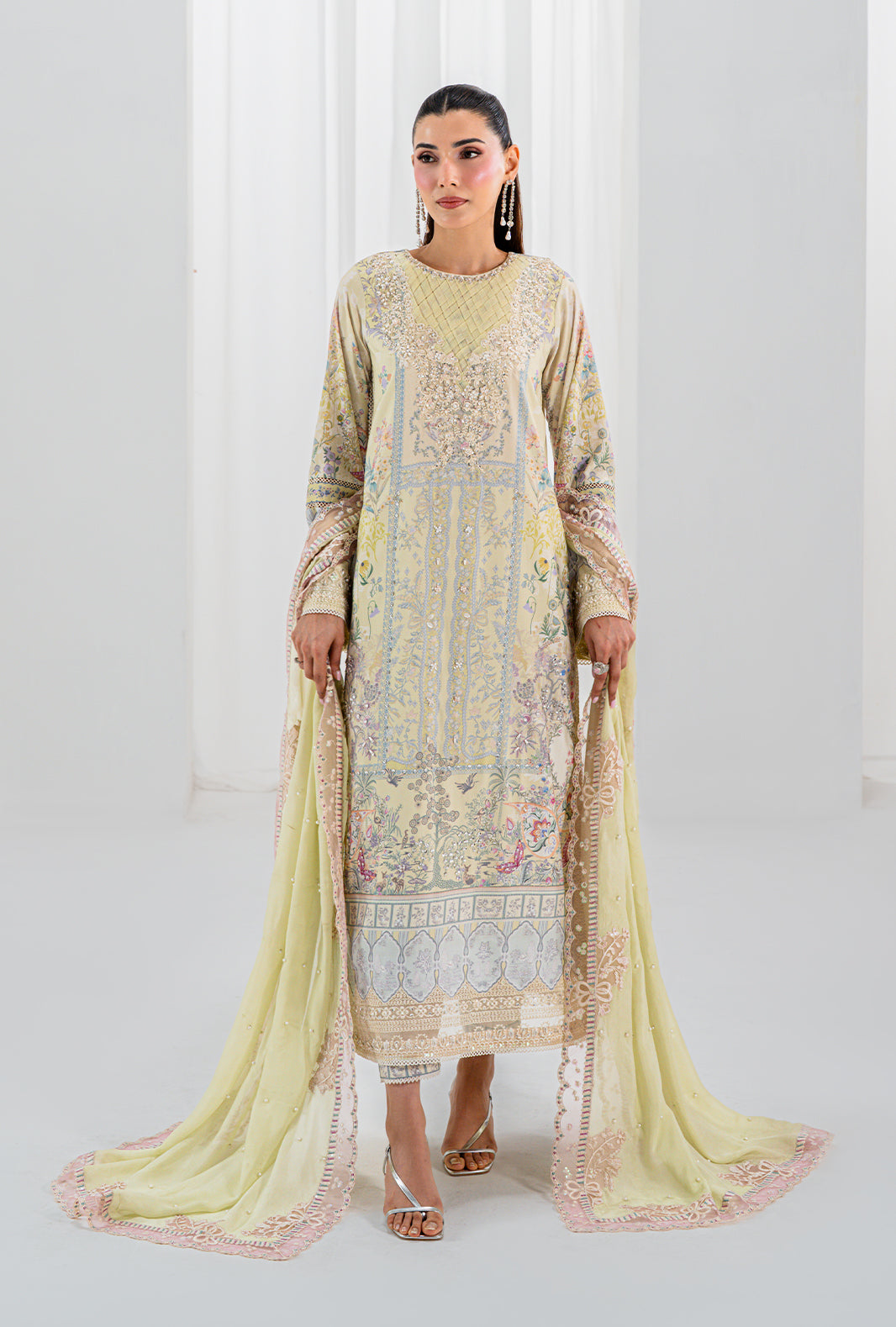 AJR Couture | Luxe Silk 26 | Isra by AJR Couture - Designer Dress  - Type : Ladies Clothes - Available at Libayah - 100% Original 