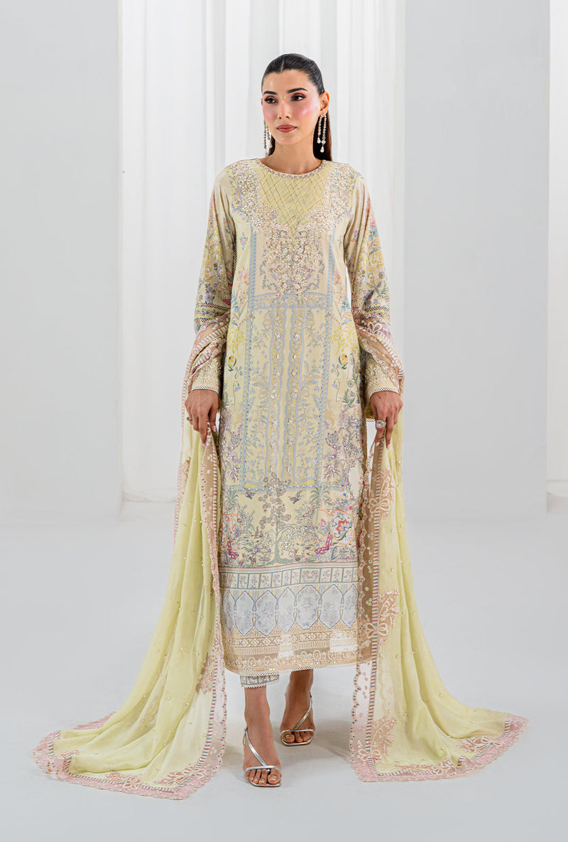 AJR Couture | Luxe Silk 26 | Isra by AJR Couture - Designer Dress  - Type : Ladies Clothes - Available at Libayah - 100% Original 