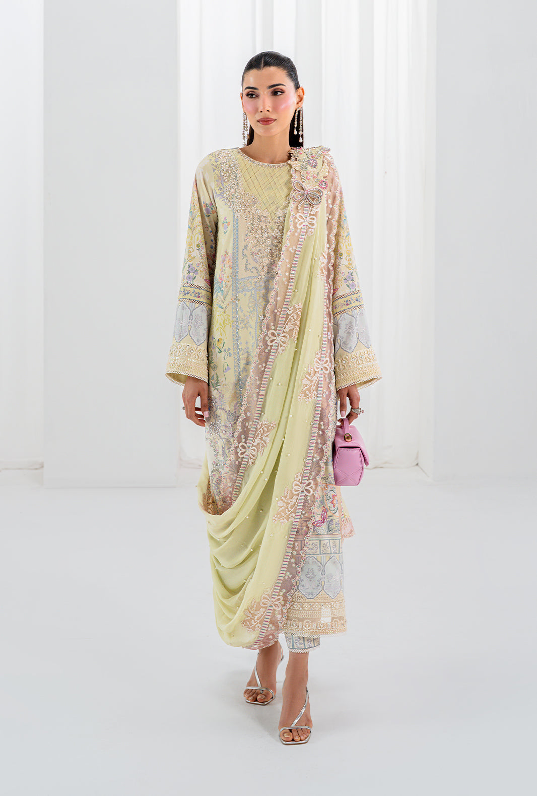 AJR Couture | Luxe Silk 26 | Isra by AJR Couture - Designer Dress  - Type : Ladies Clothes - Available at Libayah - 100% Original 