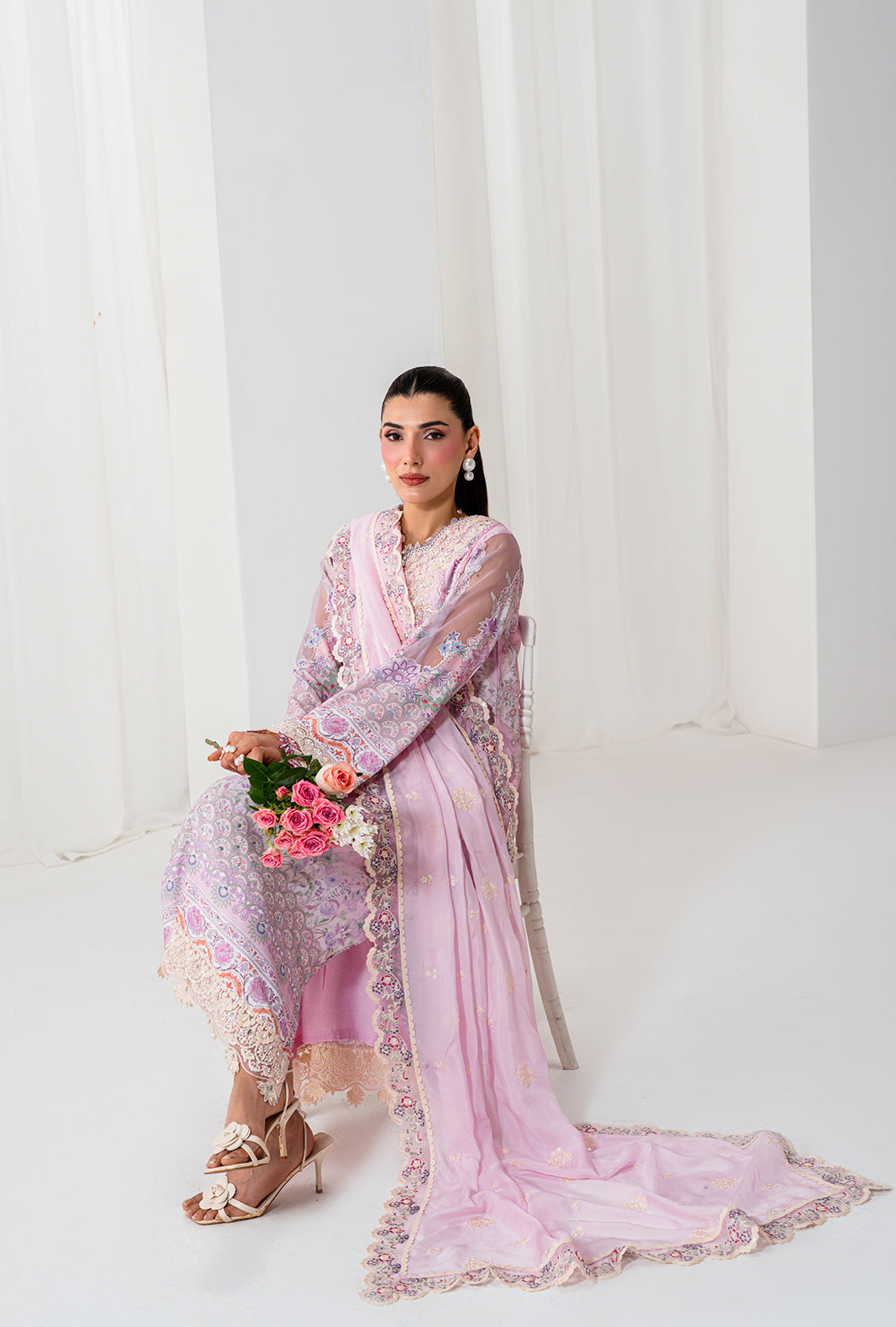 AJR Couture | Luxe Silk 26 | Aela by AJR Couture - Designer Dress  - Type : Ladies Clothes - Available at Libayah - 100% Original 