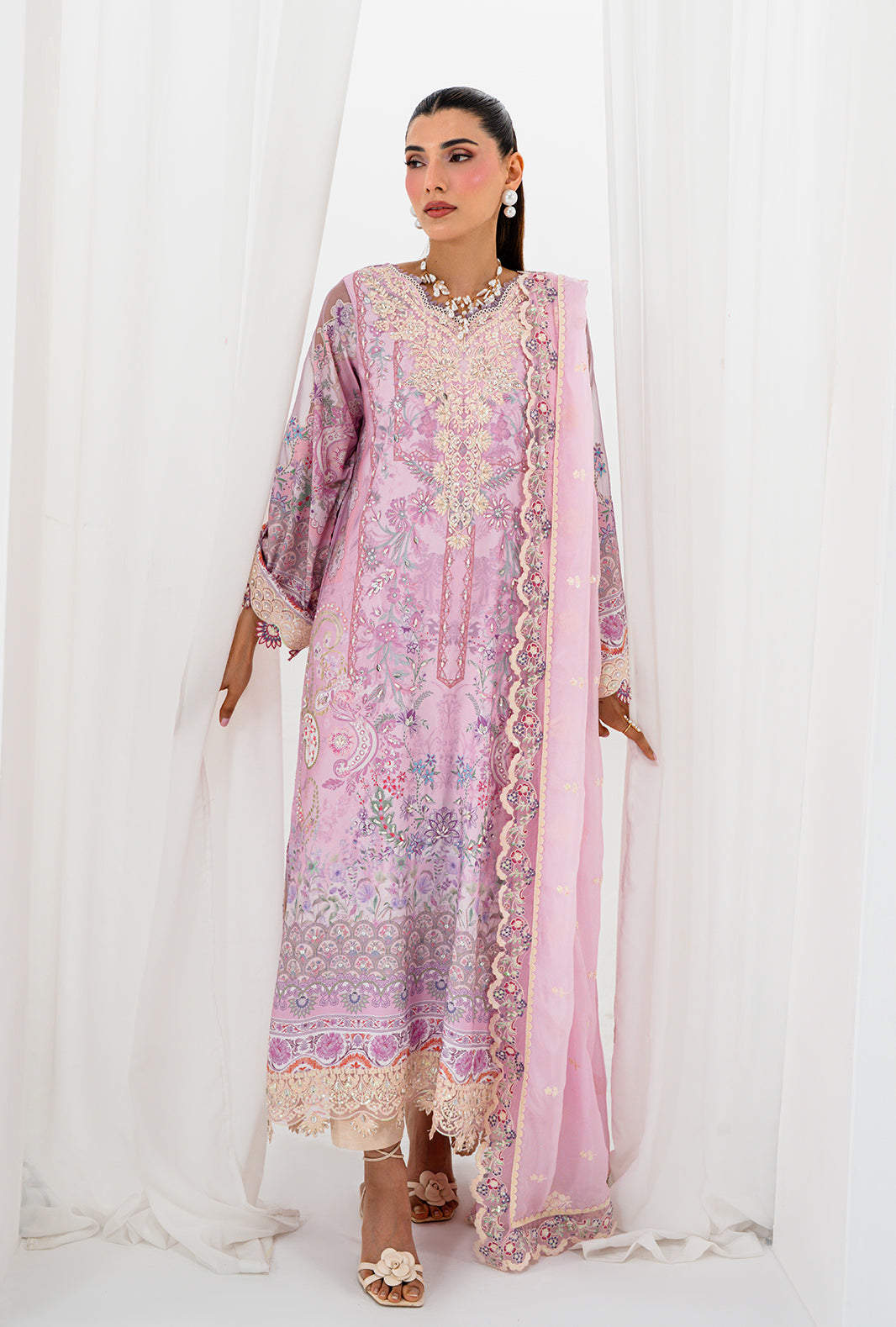 AJR Couture | Luxe Silk 26 | Aela by AJR Couture - Designer Dress  - Type : Ladies Clothes - Available at Libayah - 100% Original 