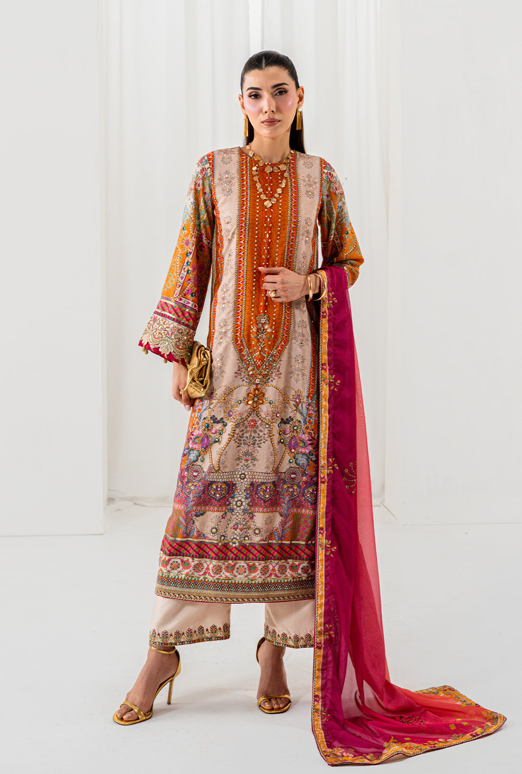 AJR Couture | Luxe Silk 26 | Orla by AJR Couture - Designer Dress  - Type : Ladies Clothes - Available at Libayah - 100% Original 