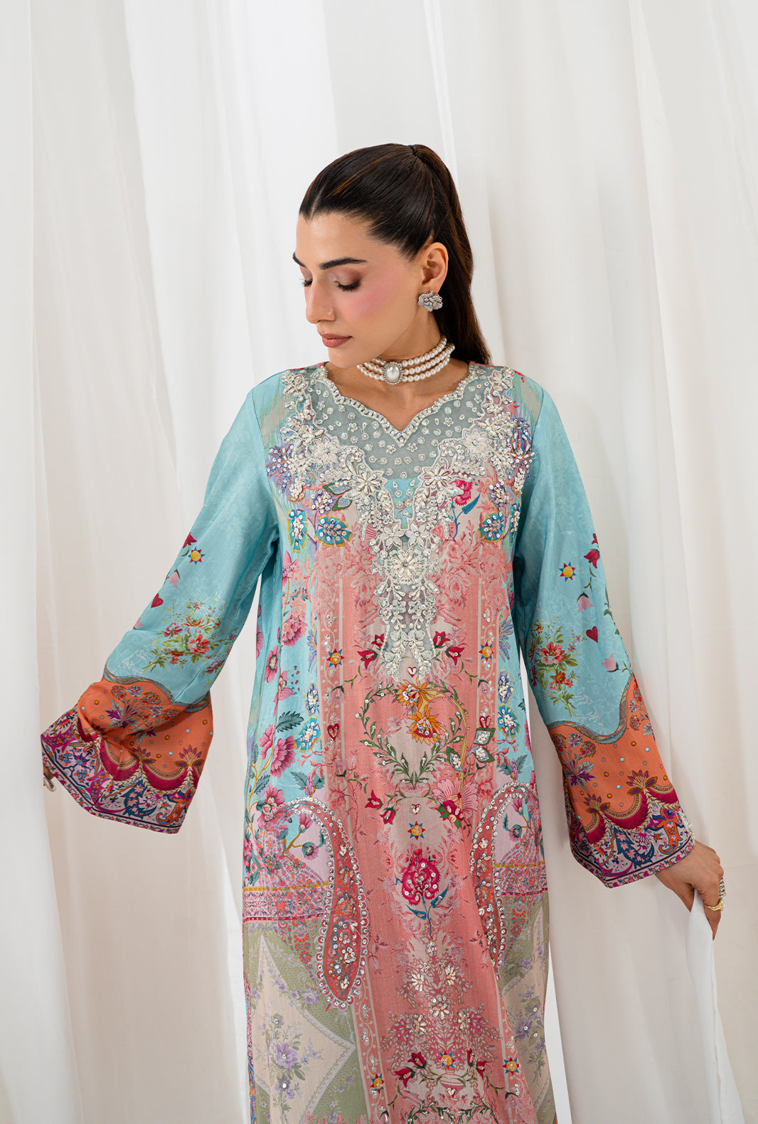 AJR Couture | Luxe Silk 26 | Lyra by AJR Couture - Designer Dress  - Type : Ladies Clothes - Available at Libayah - 100% Original 