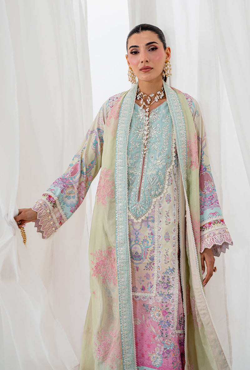 AJR Couture | Luxe Silk 26 | Zarish by AJR Couture - Designer Dress  - Type : Ladies Clothes - Available at Libayah - 100% Original 