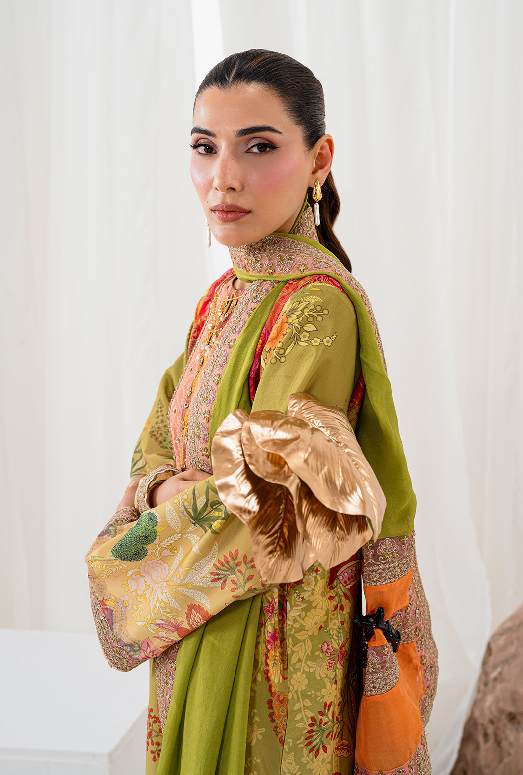 AJR Couture | Luxe Silk 26 | Nyra by AJR Couture - Designer Dress  - Type : Ladies Clothes - Available at Libayah - 100% Original 