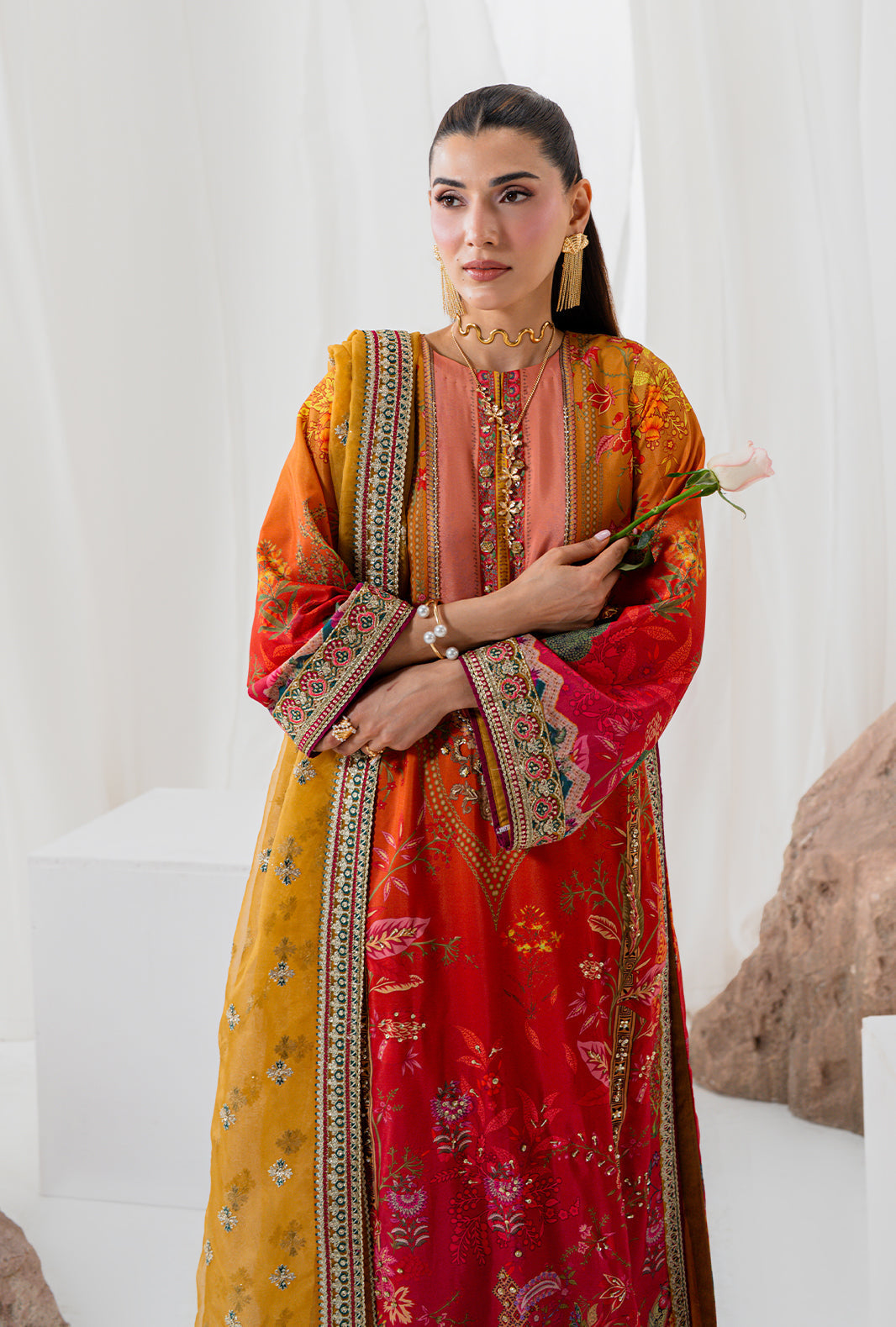 AJR Couture | Luxe Silk 26 | Nova by AJR Couture - Designer Dress  - Type : Ladies Clothes - Available at Libayah - 100% Original 