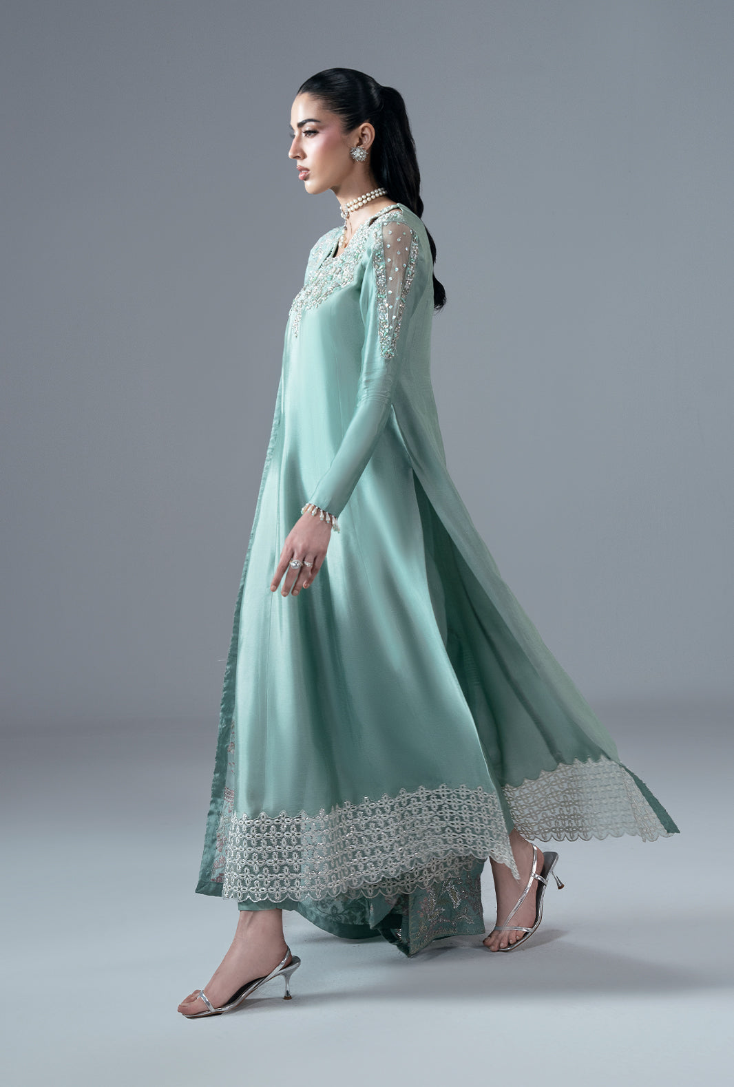 Ajr Couture | Symphony Pret 26 | Marine Muse by Ajr Couture - Designer Dress  - Type : Ladies Clothes - Available at Libayah - 100% Original 