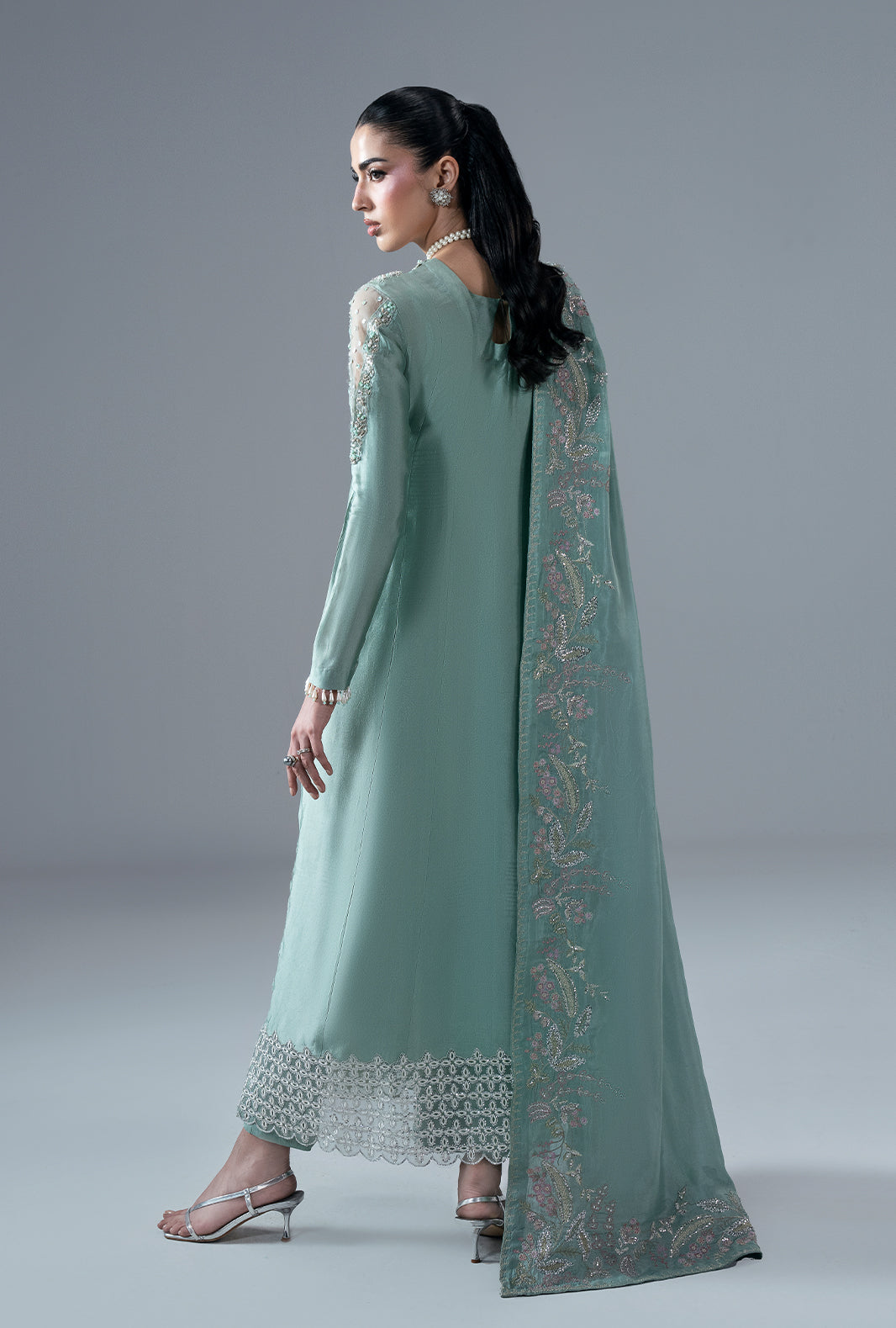 Ajr Couture | Symphony Pret 26 | Marine Muse by Ajr Couture - Designer Dress  - Type : Ladies Clothes - Available at Libayah - 100% Original 