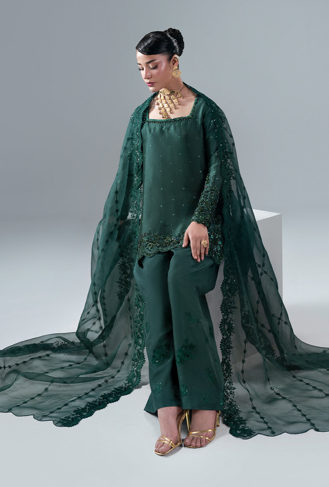 Ajr Couture | Symphony Pret 26 | Esmera by Ajr Couture - Designer Dress  - Type : Ladies Clothes - Available at Libayah - 100% Original 