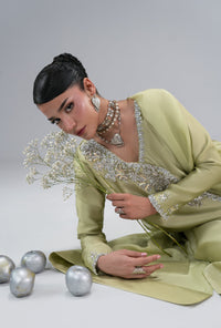 Ajr Couture | Symphony Pret 26 | Gold Dust by Ajr Couture - Designer Dress  - Type : Ladies Clothes - Available at Libayah - 100% Original 