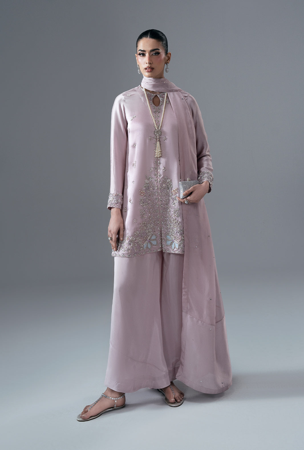 Ajr Couture | Symphony Pret 26 | Rose Quartz by Ajr Couture - Designer Dress  - Type : Ladies Clothes - Available at Libayah - 100% Original 