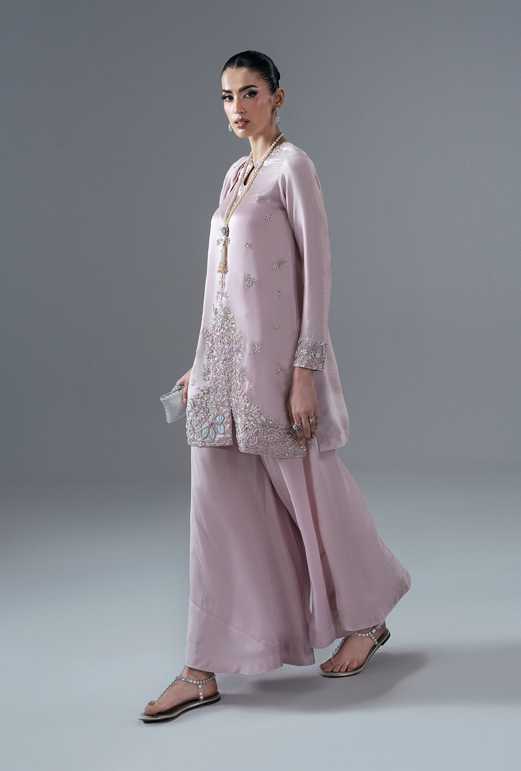 Ajr Couture | Symphony Pret 26 | Rose Quartz by Ajr Couture - Designer Dress  - Type : Ladies Clothes - Available at Libayah - 100% Original 