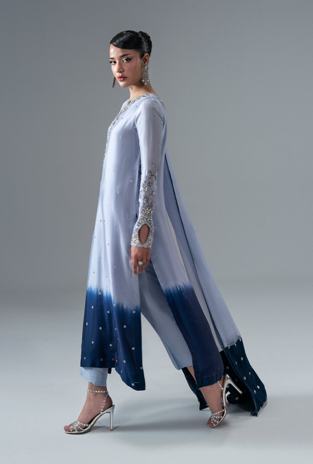 Ajr Couture | Symphony Pret 26 | Sapphire by Ajr Couture - Designer Dress  - Type : Ladies Clothes - Available at Libayah - 100% Original 