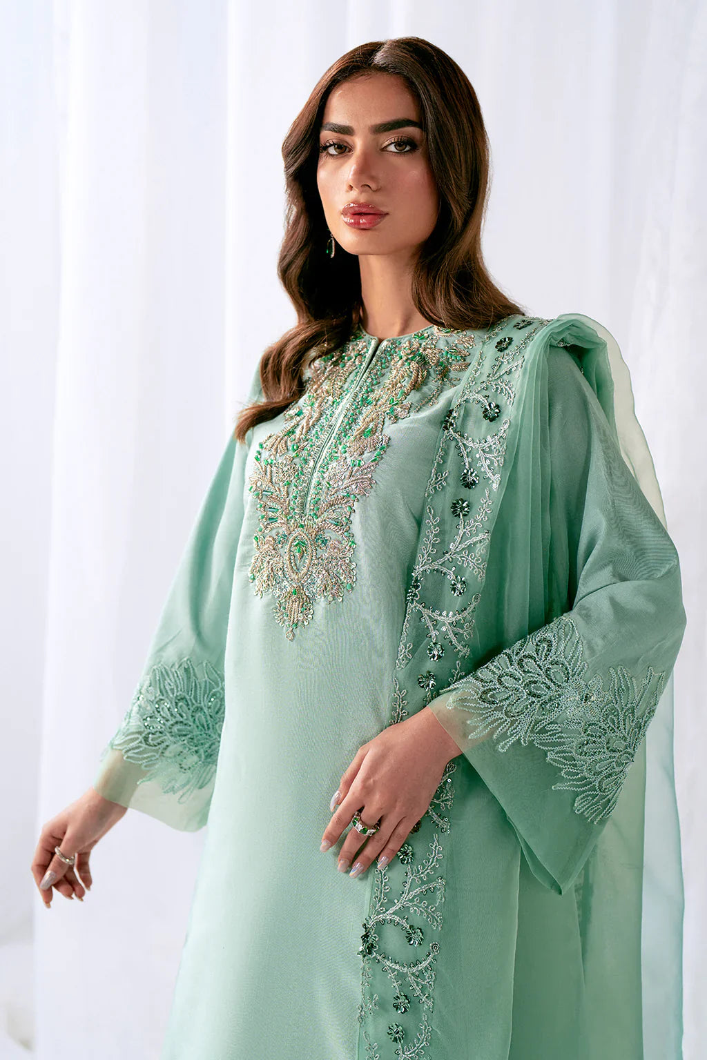 AJR Couture | Luxe Pret Eid | DIVINE by AJR Couture - Designer Dress - Type: Ladies Clothes - Available at Libayah - 100% Original