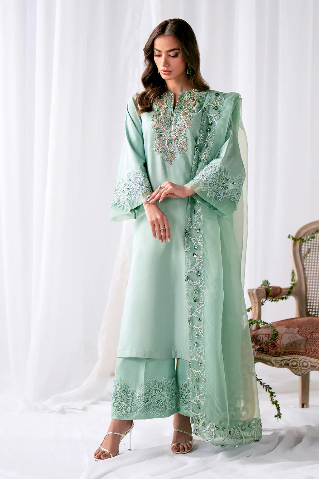 AJR Couture | Luxe Pret Eid | DIVINE by AJR Couture - Designer Dress - Type: Ladies Clothes - Available at Libayah - 100% Original